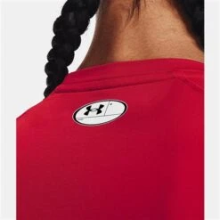Under Armour ColdGear Authentic Crew - Women's -Buckmans Store fw23 und 1368701 red blk 3