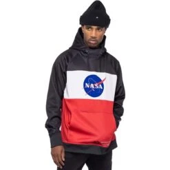 686 Bonded Fleece Pullover Hoody - Men's -Buckmans Store fw23 686 mensbondedfleecepulloverhoody nasablackcolorblock 1