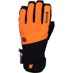 686 GTX Linear Under Cuff Glove - Men's -Buckmans Store fw23 686 mensgtxlinearundercuffglove fluroorange 2