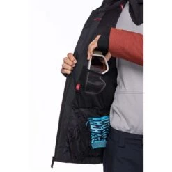 686 Hydra Stash Reserve Insulated Jacket - Men's -Buckmans Store fw23 686 menshydrastashreserceinsulatedjacket blackredheather 4