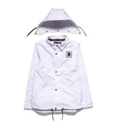 686 Waterproof Coaches Jacket - Men's -Buckmans Store fw23 686 menswaterproofcoachesjacket white 5