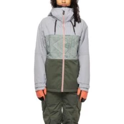 686 Athena Insulated Jacket - Women's -Buckmans Store fw23 686 womensathenainsulatedjacket goblingreencolorblock 2