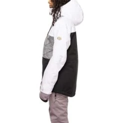 686 Athena Insulated Jacket - Women's -Buckmans Store fw23 686 womensathenainsulatedjacket whitegeocolorblock 3