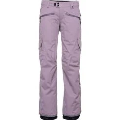 686 Aura Insulated Cargo Pant - Women's -Buckmans Store fw23 686 womensaurainsulatedcargopant dustyorchid 1