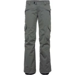 686 Aura Insulated Cargo Pant - Women's -Buckmans Store fw23 686 womensaurainsulatedcargopant goblingreen 1