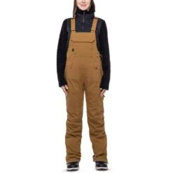 686 Black Magic Insulated Bib - Women's -Buckmans Store fw23 686 womensblackmagicinsulatedbib breengeojacquard 1