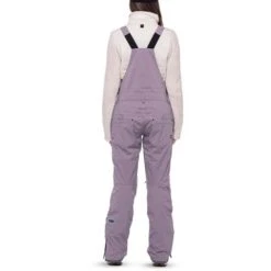 686 Black Magic Insulated Bib - Women's -Buckmans Store fw23 686 womensblackmagicinsulatedbib dustyorchidgeojacquard 2
