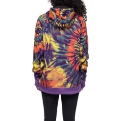 686 Bonded Fleece Pullover Hoody - Women's -Buckmans Store fw23 686 womensbondedfleecepulloverhoody gratefuldeadtiedye 4