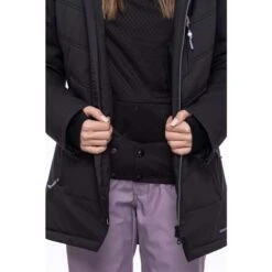 686 Cloud Insulated Jacket - Women's -Buckmans Store fw23 686 womenscloudinsulatedjacket blackgeojacquard 5