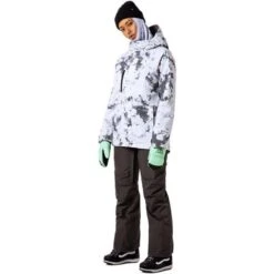 686 GTX Willow Insulated Jacket - Women's -Buckmans Store fw23 686 womensgtxwillowinsulatedjacket rhinogreydazed 2