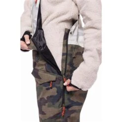 686 Harper Shell Bib - Women's -Buckmans Store fw23 686 womensharpershellbib darkcamocolorblock 5