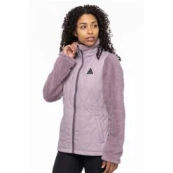 686 Thermal Hybrid Jacket - Women's -Buckmans Store fw23 686 womensthermalhybridjacket dustyorchid 1