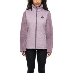 686 Thermal Hybrid Jacket - Women's -Buckmans Store fw23 686 womensthermalhybridjacket dustyorchid 2