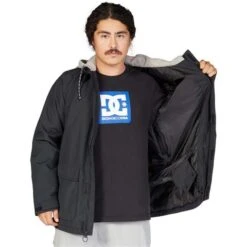 DC SHOES DC Bandwidth Jacket - Men's -Buckmans Store fw23 dc mensbandwidthjacket black 3