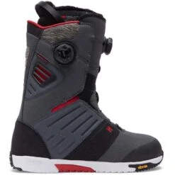 DC SHOES DC Judge Boa Boots - Men's -Buckmans Store fw23 dc mensjudgeboaboots greyblackred 2