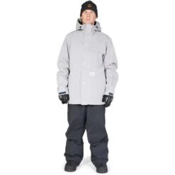 DC SHOES DC Servo Jacket - Men's -Buckmans Store fw23 dc mensservojacket hickorystripe 4