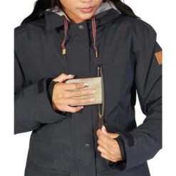 DC SHOES DC Bandwidth Jacket - Women's -Buckmans Store fw23 dc womensbandwidthjacket black 5