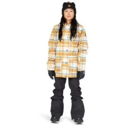 DC SHOES DC Bandwidth Jacket - Women's -Buckmans Store fw23 dc womensbandwidthjacket plaidpelican 3