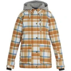 DC SHOES DC Bandwidth Jacket - Women's -Buckmans Store fw23 dc womensbandwidthjacket plaidpelican 7