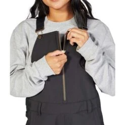 DC SHOES DC Collective Soft Shell Bib - Women's -Buckmans Store fw23 dc womenscollectivesoftshellbib black 5