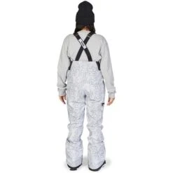 DC SHOES DC Collective Soft Shell Bib - Women's -Buckmans Store fw23 dc womenscollectivesoftshellbib white 2