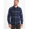 Marmot Fairfax Midweight Flannel - Men's -Buckmans Store fw23 marmot mensfairfaxmidweightflannel arcticnavy 1