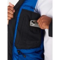 Marmot Mammoth Parka - Men's -Buckmans Store fw23 marmot mensmammothparka blackdarkazure 5