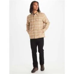 Marmot Ridgefield Heavyweight Sherpa Lined Flannel - Men's -Buckmans Store fw23 marmot mensridgefieldheavyweightsherpalinedflannel shetland 3