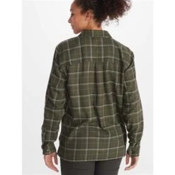 Marmot Fairfax Boyfriend Midweight Flannel - Women's -Buckmans Store fw23 marmot womensfairfaxboyfriendmidweightflannel nori 2
