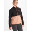 Marmot Rocklin 1/2 Zip - Women's -Buckmans Store fw23 marmot womensrocklinhalfzip blackrosegold 1