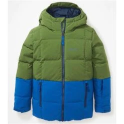 Marmot Polar Down Jacket - Youth -Buckmans Store fw23 marmot youthpolardownjacket foliagedarkazure 1