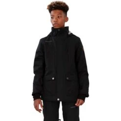 Obermeyer Commuter Jacket - Boy's (Teen) 30 Obermeyer Commuter Jacket - Boy's (Teen) -Buckmans Store fw23 obermeyer boyscommuterjacket black 1