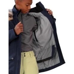 Obermeyer Commuter Jacket W/ Fur - Boy's (Teen) -Buckmans Store fw23 obermeyer boyscommuterjacketfur admiral 6