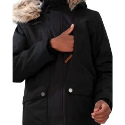 Obermeyer Commuter Jacket W/ Fur - Boy's (Teen) -Buckmans Store fw23 obermeyer boyscommuterjacketfur black 5
