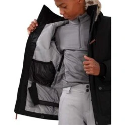 Obermeyer Commuter Jacket W/ Fur - Boy's (Teen) -Buckmans Store fw23 obermeyer boyscommuterjacketfur black 6