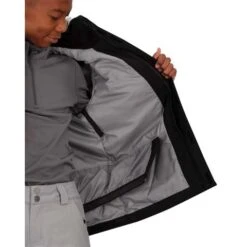 Obermeyer Commuter Jacket W/ Fur - Boy's (Teen) -Buckmans Store fw23 obermeyer boyscommuterjacketfur black 7