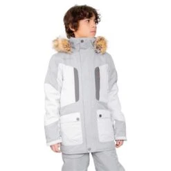 Obermeyer Commuter Jacket W/ Fur - Boy's (Teen) -Buckmans Store fw23 obermeyer boyscommuterjacketfur shale 1
