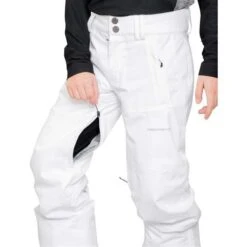 Obermeyer Parker Pant - Boy's (Teen) -Buckmans Store fw23 obermeyer boysparkerpant white 3