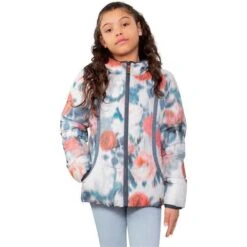 Obermeyer Jackie Puffy Jacket - Girl's (Teen) -Buckmans Store fw23 obermeyer girlsjackiepuffyjacket rosedust