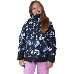 Obermeyer Taja Print Jacket - Girl's (Teen) -Buckmans Store fw23 obermeyer girlstajaprintjacket nightlife 1
