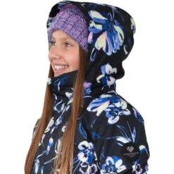 Obermeyer Taja Print Jacket - Girl's (Teen) -Buckmans Store fw23 obermeyer girlstajaprintjacket nightlife 6