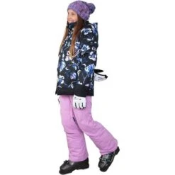 Obermeyer Taja Print Jacket - Girl's (Teen) -Buckmans Store fw23 obermeyer girlstajaprintjacket nightlife 7