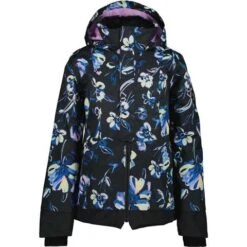Obermeyer Taja Print Jacket - Girl's (Teen) -Buckmans Store fw23 obermeyer girlstajaprintjacket nightlife 8
