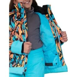 Obermeyer Taja Print Jacket - Girl's (Teen) -Buckmans Store fw23 obermeyer girlstajaprintjacket swirlwind 3