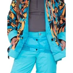 Obermeyer Taja Print Jacket - Girl's (Teen) -Buckmans Store fw23 obermeyer girlstajaprintjacket swirlwind 4