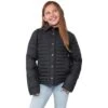 Obermeyer TG Willa Puffy Shirt - Girl's (Teen) 1 Obermeyer TG Willa Puffy Shirt - Girl's (Teen) -Buckmans Store fw23 obermeyer girlstgwillapuffyshirt black