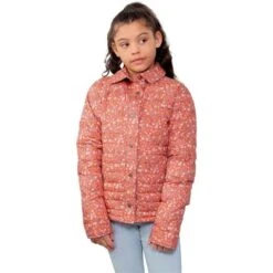 Obermeyer TG Willa Puffy Shirt - Girl's (Teen) -Buckmans Store fw23 obermeyer girlstgwillapuffyshirt rosewoodmeadow