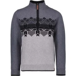 Obermeyer Brady ½ Zip Sweater - Men's -Buckmans Store fw23 obermeyer mensbradyhalfzipsweater knightly 3