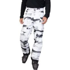 Obermeyer Foraker Shell Pant - Men's -Buckmans Store fw23 obermeyer mensforakershellpant whiteout 1