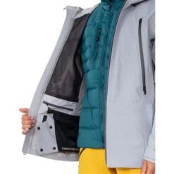 Obermeyer Highlands Shell Jacket - Men's -Buckmans Store fw23 obermeyer menshighlandsshelljacket shale 3